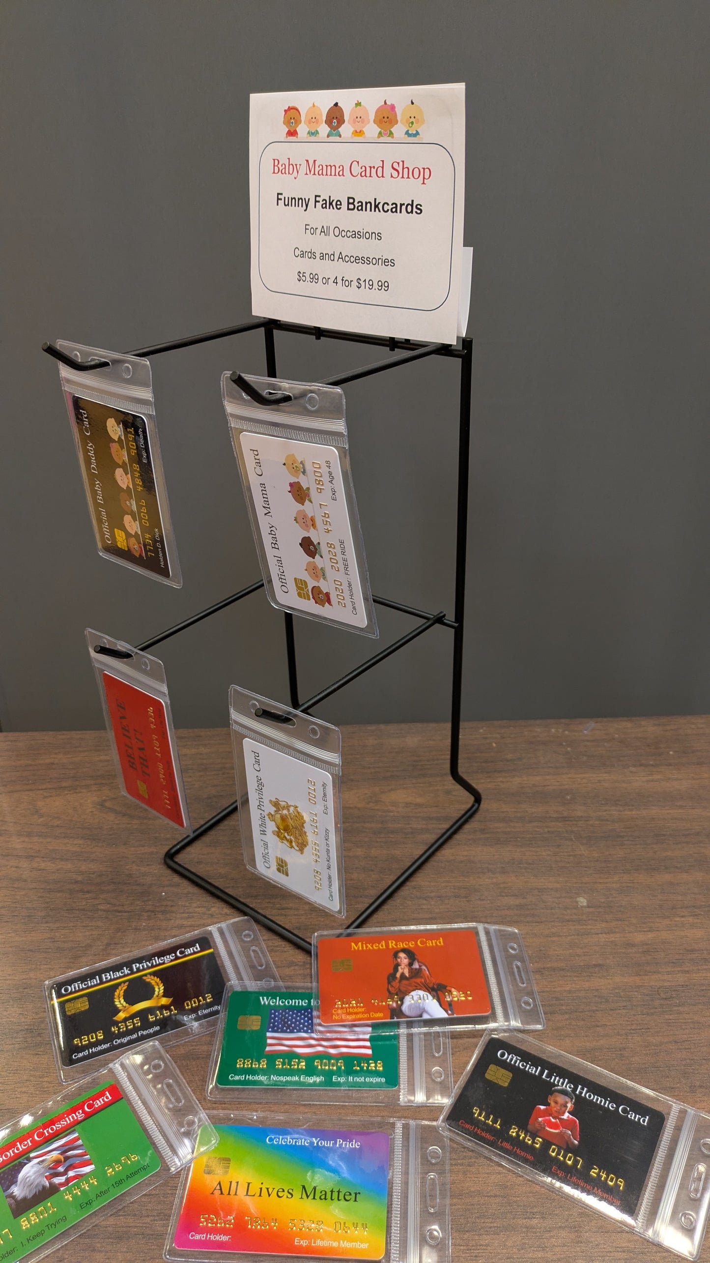 Clear Plastic Sleeves for Baby Mama Cards