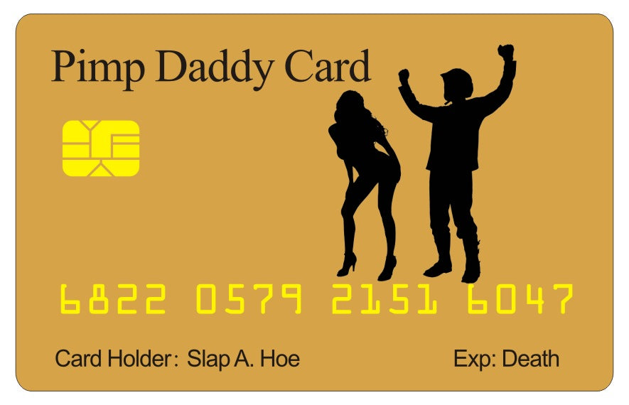 Official Hoochie Mama and Pimp Daddy Card™ (4 PACK) Free Shipping