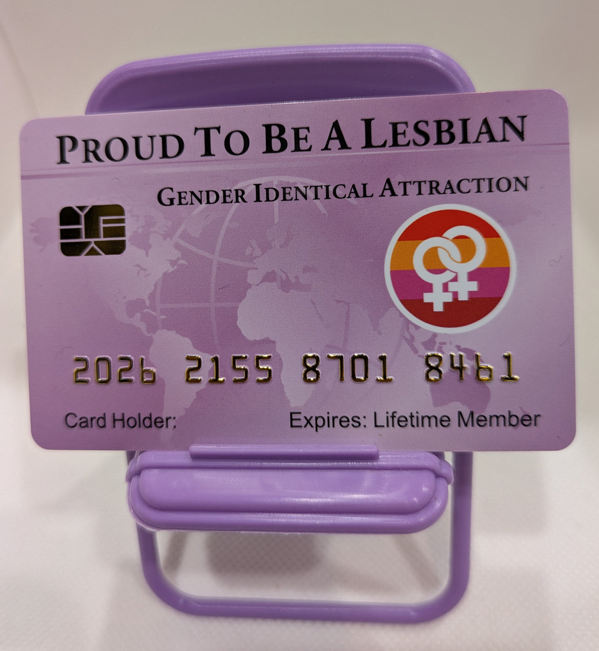 Official Proud To Be A Lesbian Card. 8 PACK (Free Shipping)