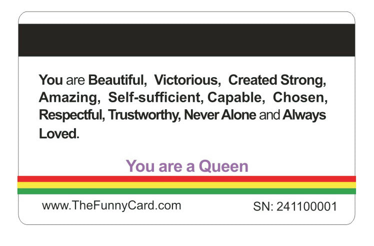 Official Queen Card (4 PACK) Free Shipping