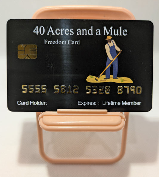 Official Forty Acres and a Mule Card™ (8 PACK) Free Shipping.