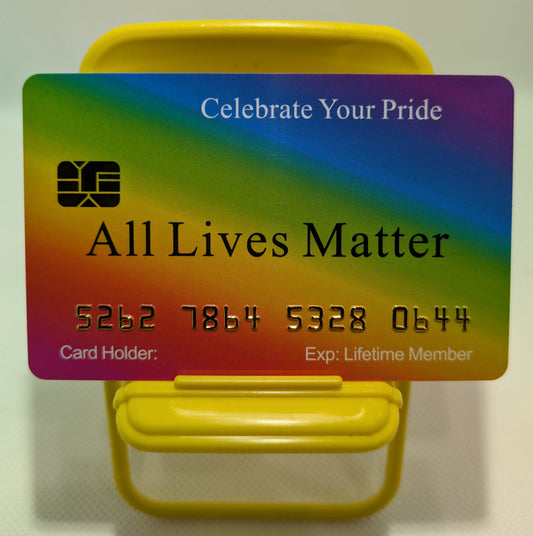 Official All Lives Matter Card™ (8 PACK) Free Shipping..
