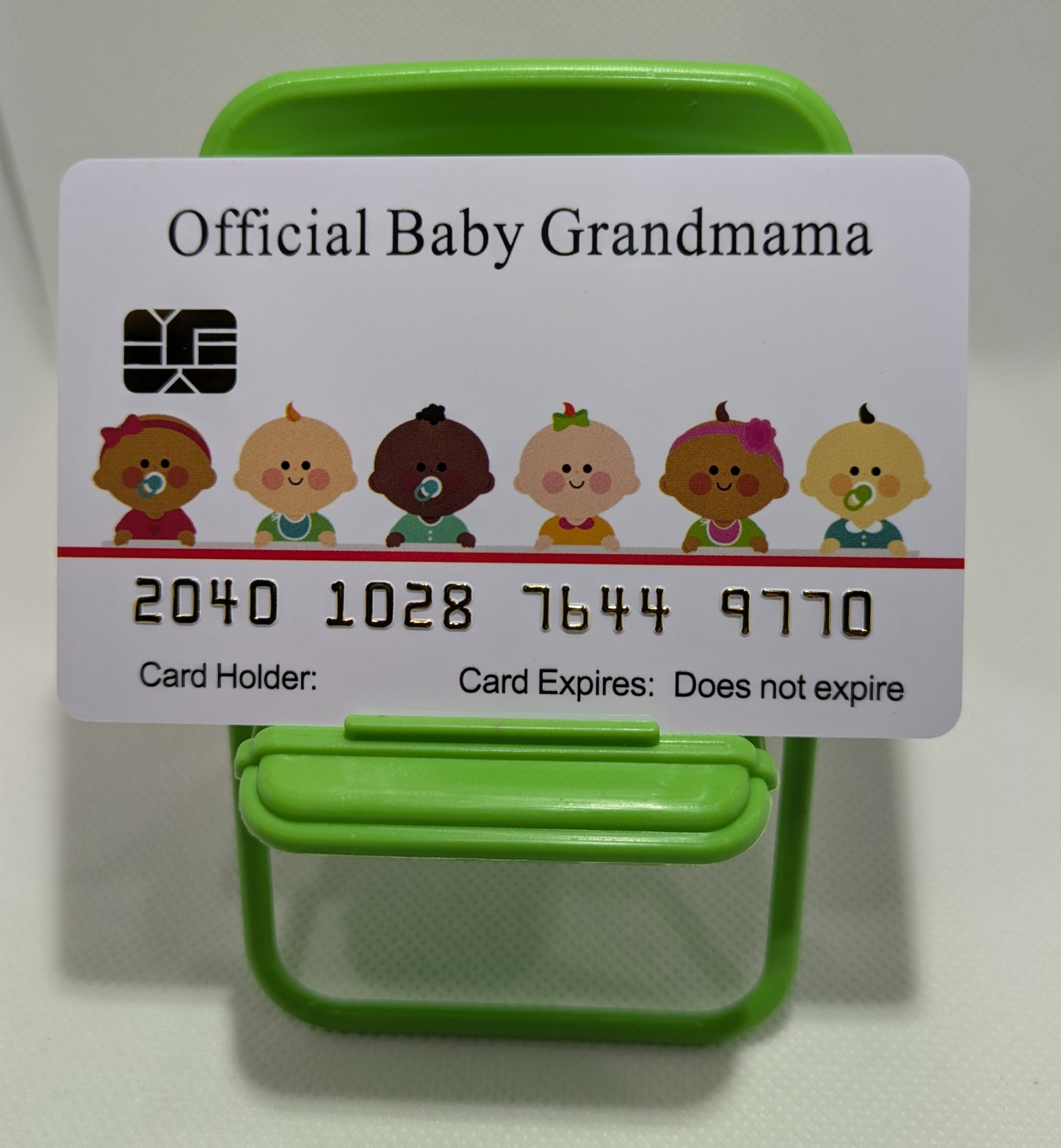 Official Baby Grandmama Card (8 PACK) Free Shipping.