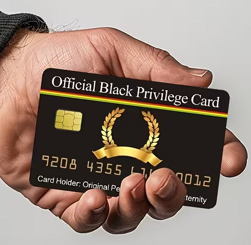 Official Black Privilege Card™ (8 PACK) Free Shipping..