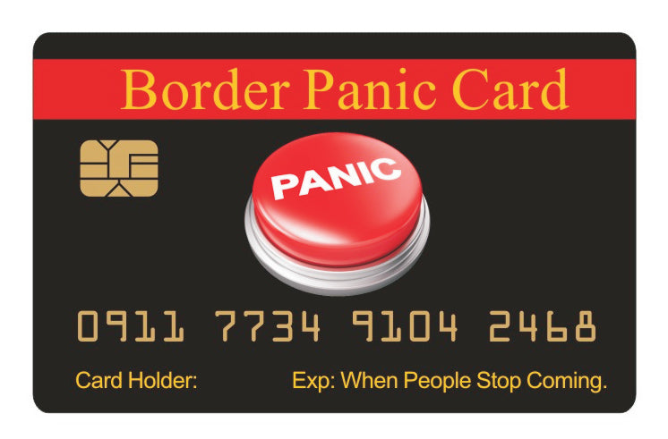 Official Border Panic Card 4 Pack (Free Shipping)