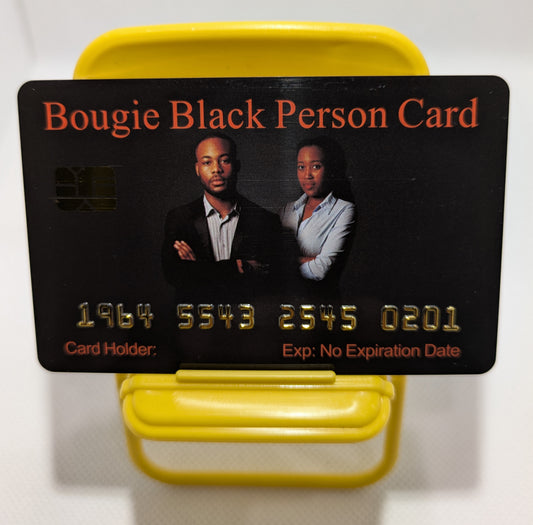 Official Bougie Black Person Card™ (8 PACK) Free Shipping..