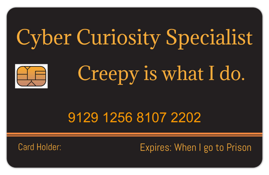 Cyber Curiosity Specialist Card  8 PACK (Free Shipping)