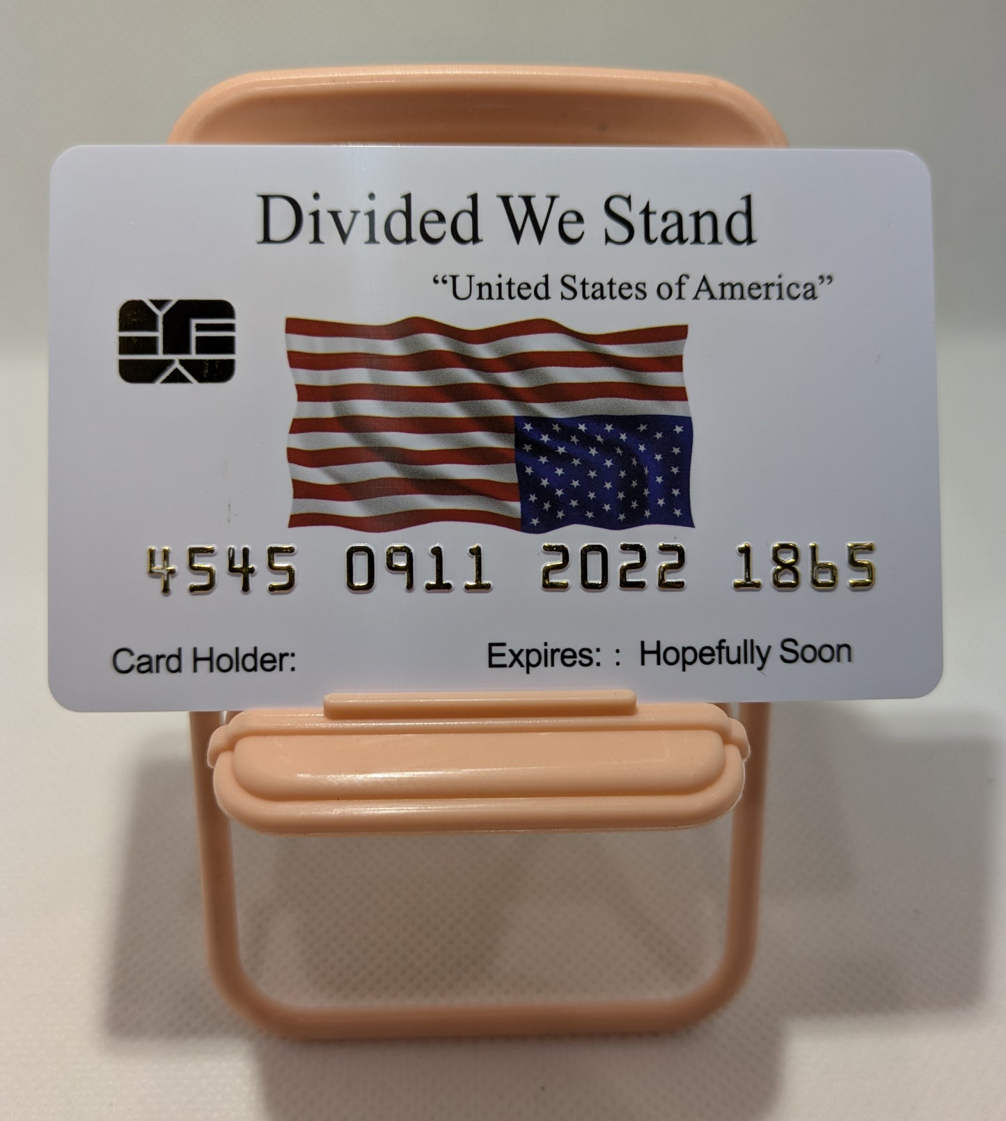 Official Divided We Stand Card™ 8 Pack (Free Shipping)