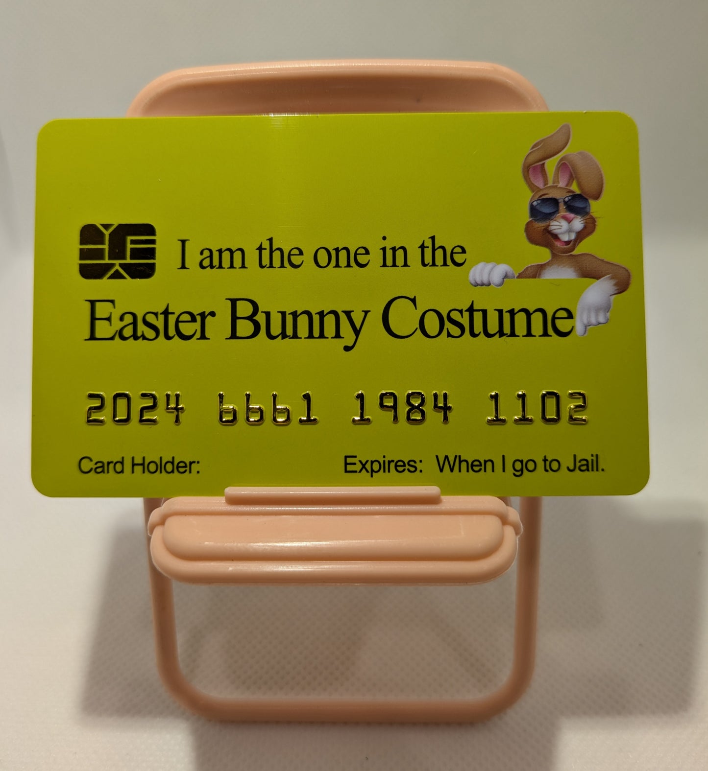 Official Easter Bunny Costume Card™ (8 PACK) Free Shipping.