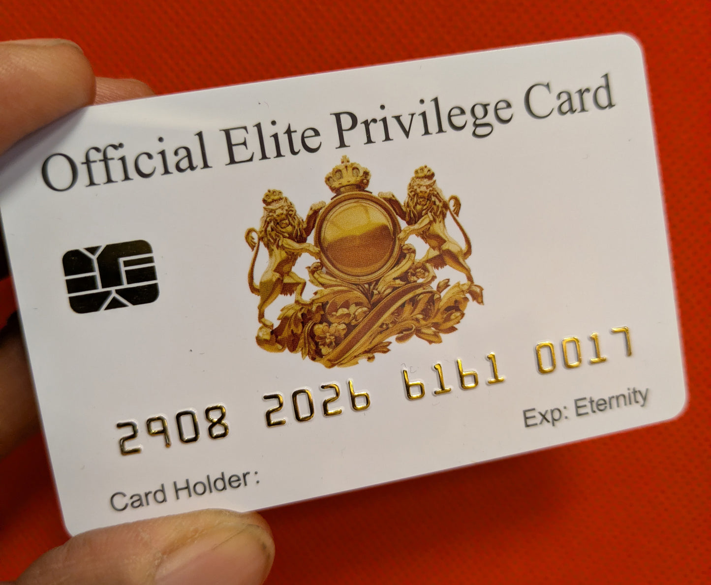 Official Elite Privilege Card 8 PACK Funny (Free Shipping.