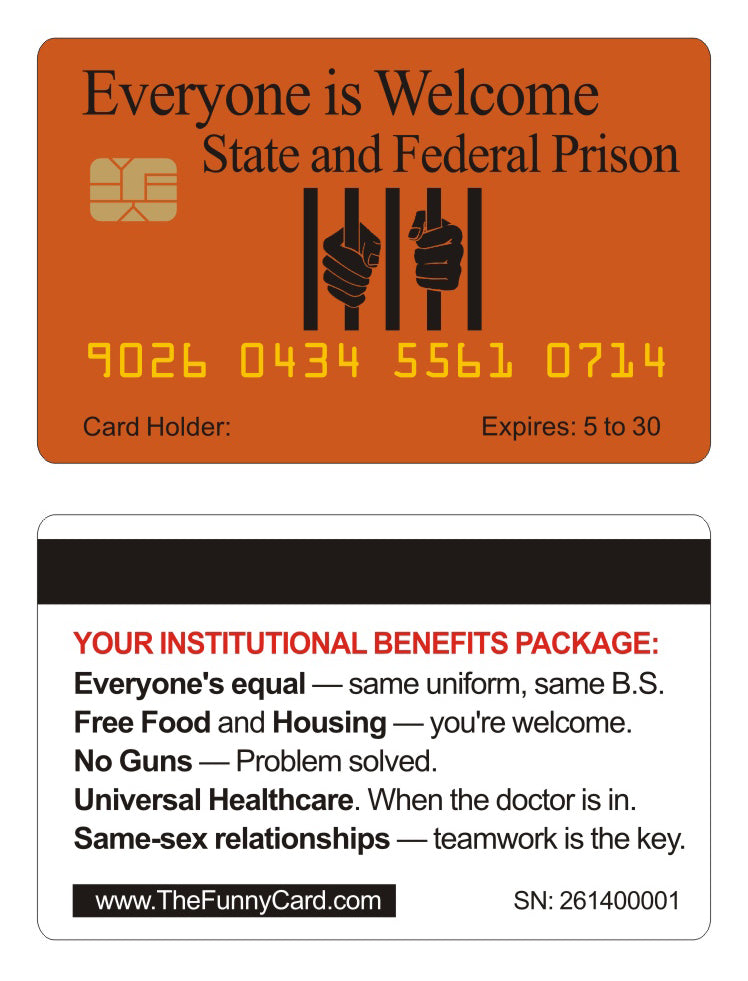 Official Everyone is Welcome Card. 8 PACK  (Free Shipping)