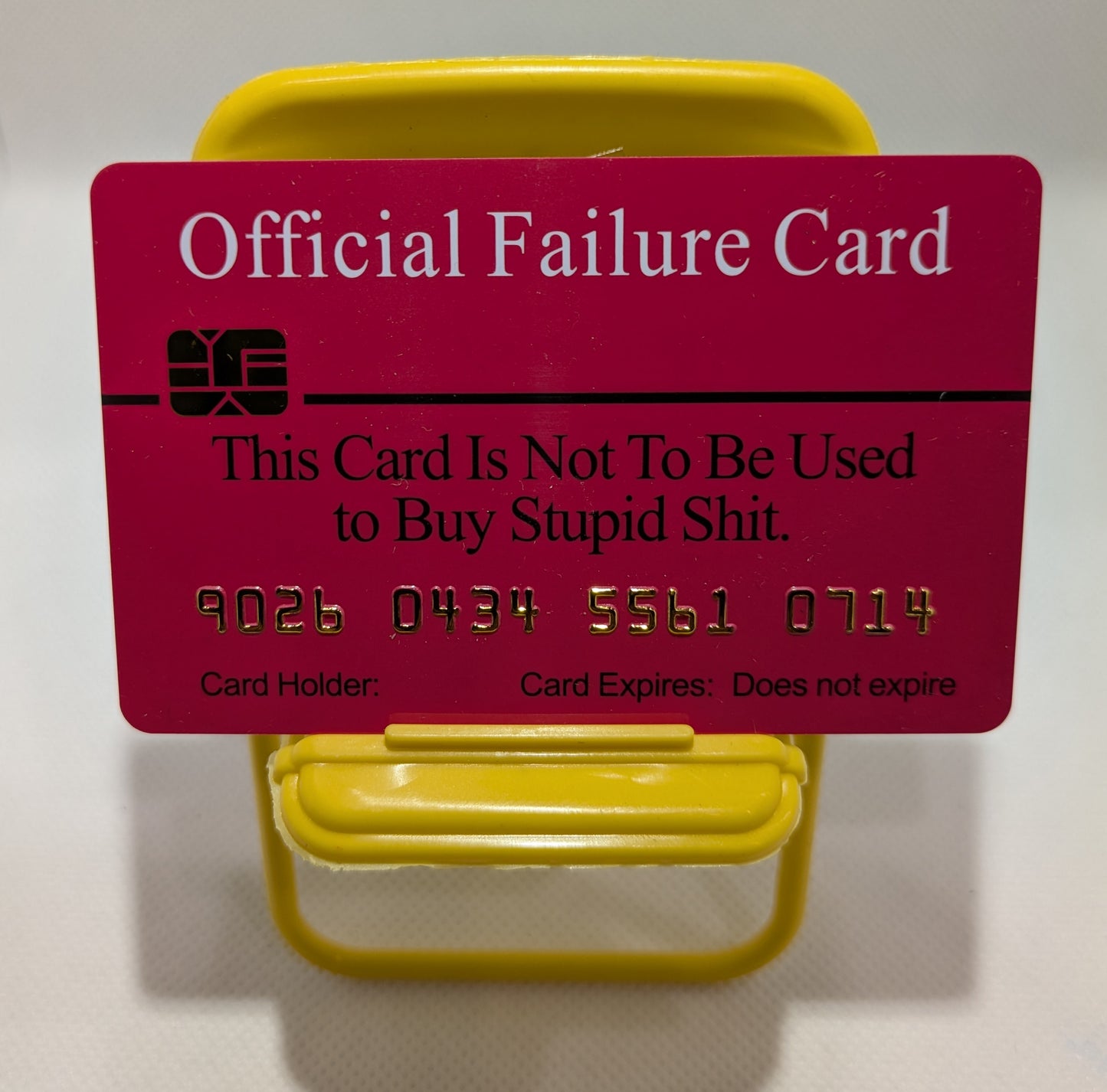 Official Failure Card (8 PACK) Free Shipping.