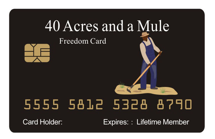 Official Forty Acres and a Mule Card™ (4 PACK) Free Shipping.