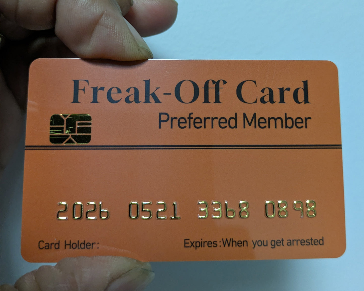 Official Freak-Off Card 8 PACK (Free Shipping)