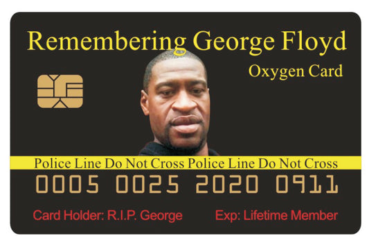 Official Remembering George Floyd Card™ (4 PACK) Free Shipping..