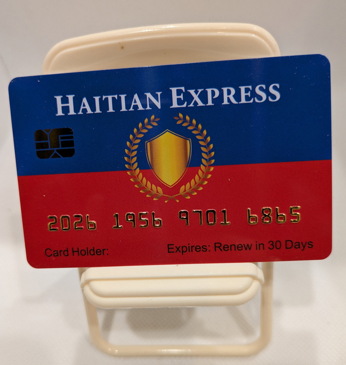 Official Haitian Express Card. 8 PACK  (Free Shipping)