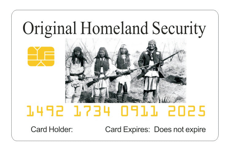 Official Homeland Security Card (8 PACK) Free Shipping