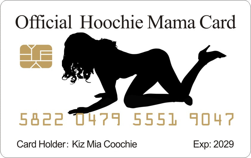 Official Pimp Daddy and Hoochie Mama Card™ (4 PACK) Free Shipping