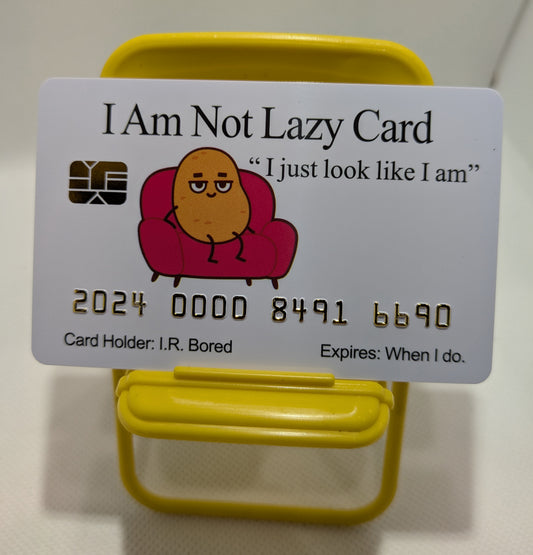 Official I Am Not Lazy Card™ (8 PACK) Free Shipping.