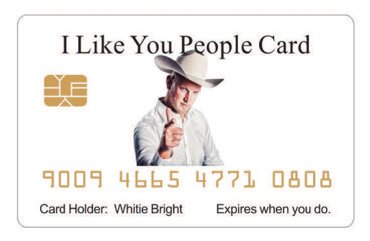 Official I Like You People Card™ (8 PACK) Free Shipping.
