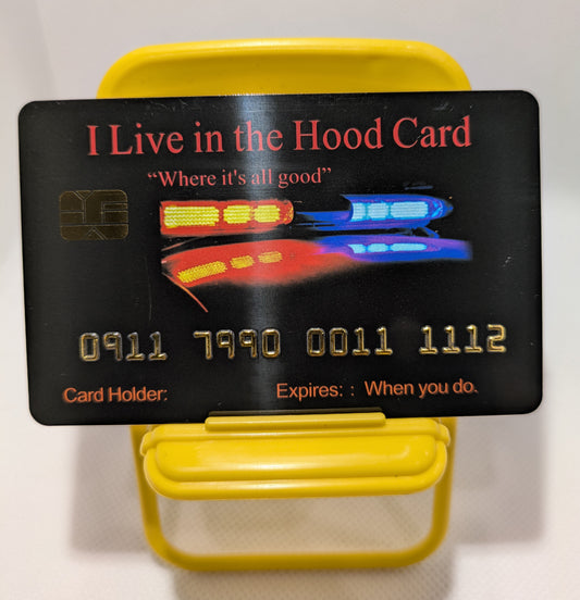 Official I Live In The Hood Card™ (8 PACK) Free Shipping..
