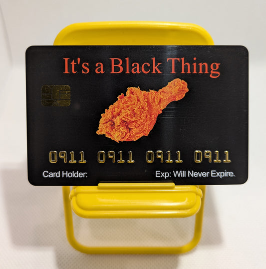 Official It's a Black Thing Card™ (8 PACK) Free Shipping.
