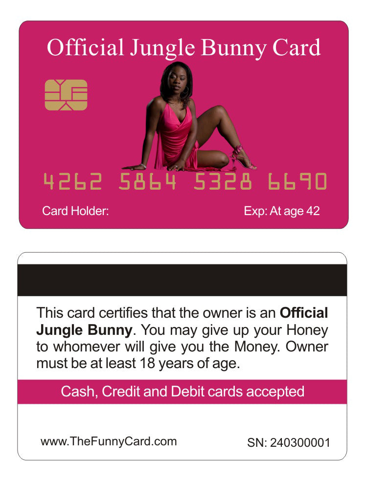 Official Jungle Bunny Card™ (4 PACK) Free Shipping..