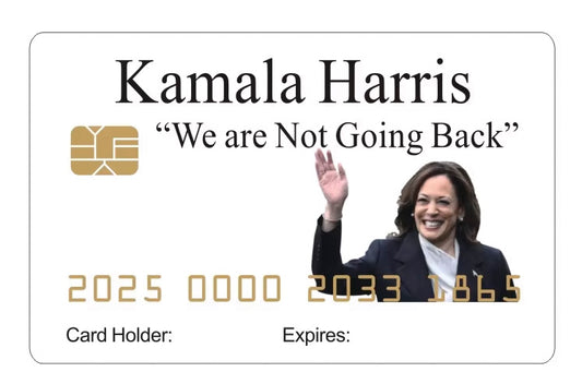 Official: We Are Not Going Back Card™ (4 PACK)  (Kamala) Free Shipping.