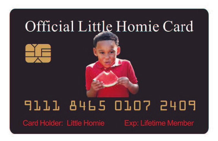 Official Little Homie Card™  (4 PACK) Free Shipping.