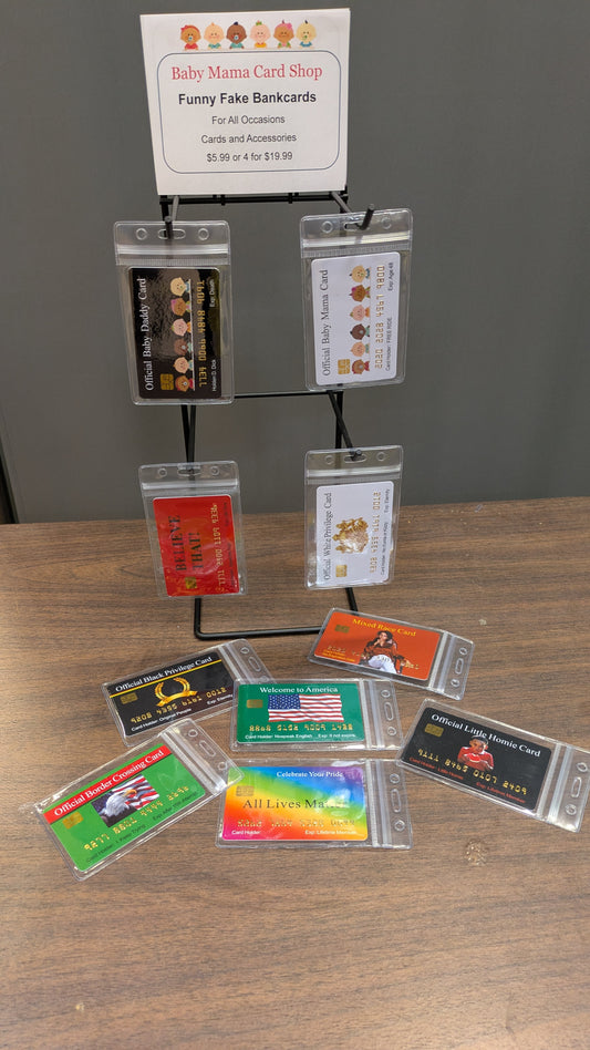 Point of Purchase Card Display Rack: 2 PACK