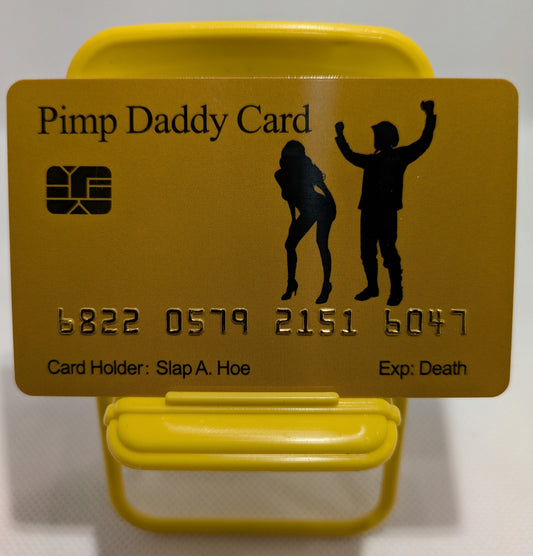 Official Pimp Daddy and Hoochie Mama Card™ (8 PACK) Free Shipping