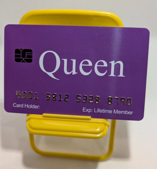 Official Queen Card (8 PACK) Free Shipping