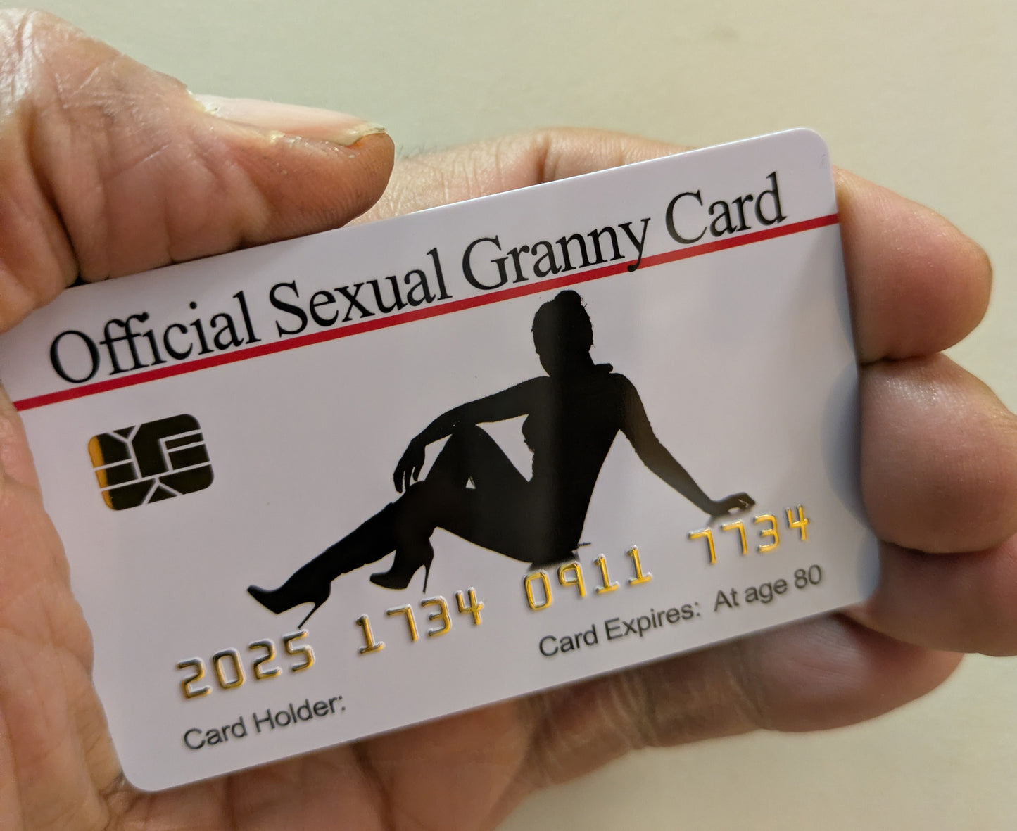 Official Sexual Granny Card (8 PACK) Free Shipping