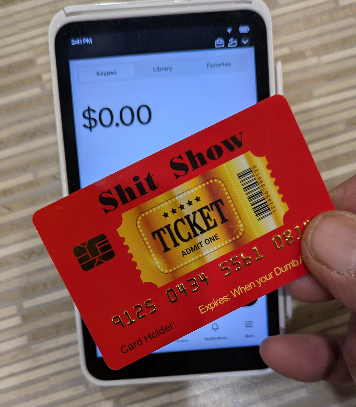 Official Shit Show Card. 8 PACK  (Free Shipping)