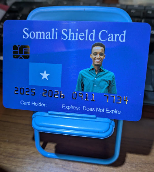 Official Somali Shield Card (8 PACK) Free Shipping
