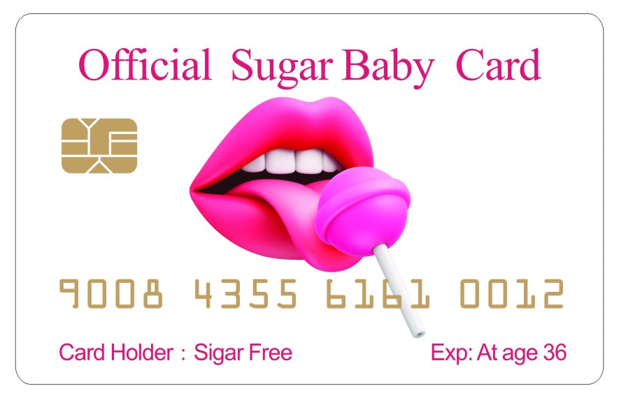 Official Sugar Daddy and Sugar Baby Card™ (4 PACK) Free Shipping.
