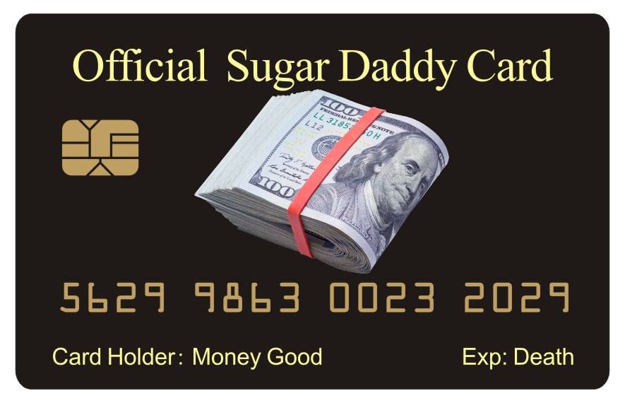 Official Sugar Daddy and Sugar Baby Card™ (4 PACK) Free Shipping.