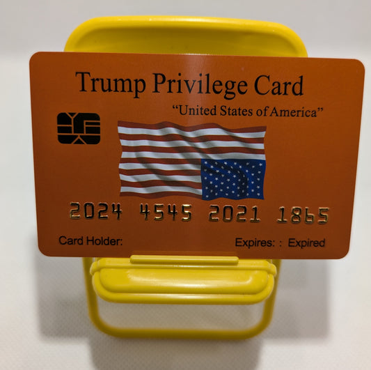 Official Trump Privilege Card™ (8 PACK) Free Shipping..