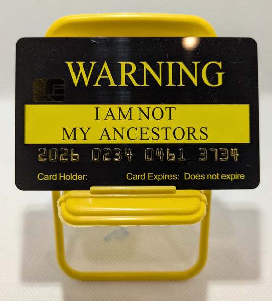 Official Warning Card (8 PACK) Free Shipping