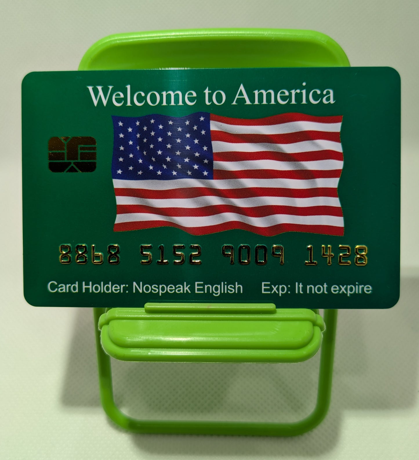 Official Welcome to America Card™ (8 PACK) Free Shipping..