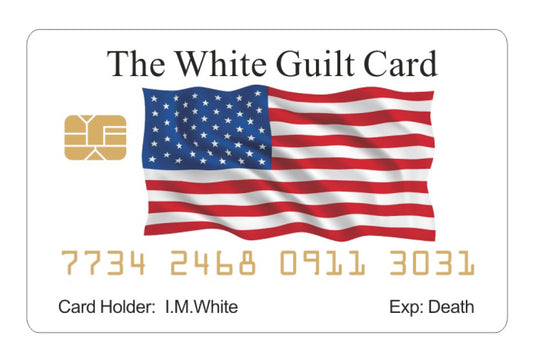 Official White Guilt Card™ (4 PACK) Free Shipping..