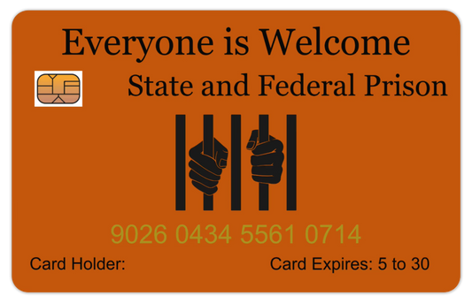 Official Everyone is Welcome Card. 8 PACK  (Free Shipping)