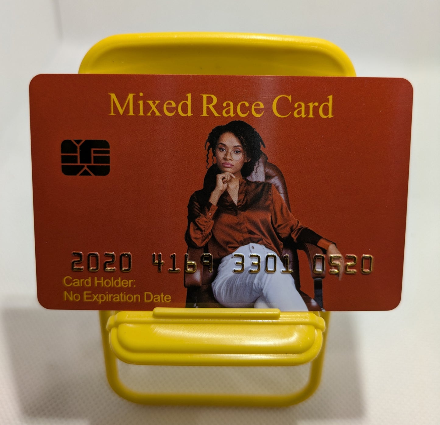 Official Mixed Race Person Card (8 PACK) Free Shipping.