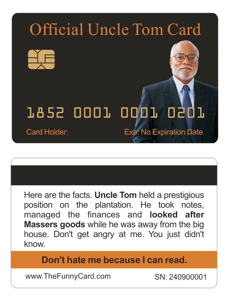 Tom Card Official Uncle Tom Card (8 PACK) Free Shipping – Baby Mama Card Store